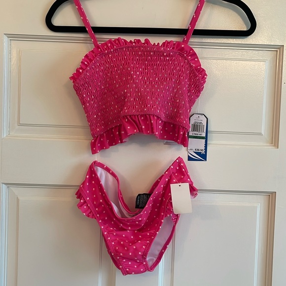 NWT Nautica two piece girls, large 12/14 bathing suit bikini - Picture 1 of 12